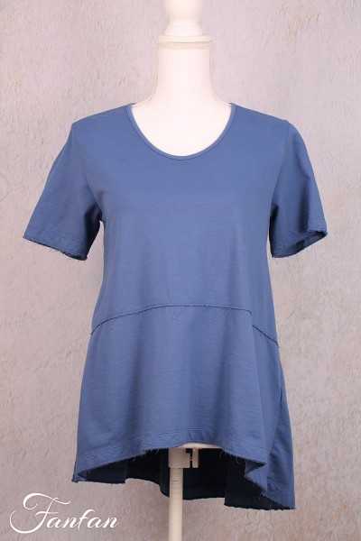 Grizas Blouse Blue cotton 52417-T58-233
