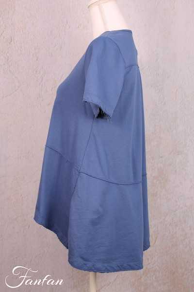 Grizas Blouse Blue cotton 52417-T58-233