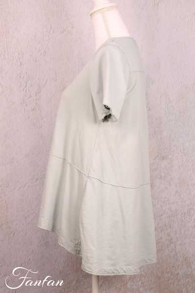 Grizas Blouse Water green cotton 52417-T58-240