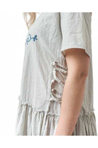 Ewa I Walla Dress 55745 Original Striped Cotton