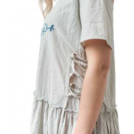 Ewa I Walla Dress 55745 Original Striped Cotton