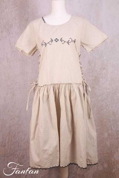 Ewa I Walla Robe 55745 Original Striped Coton