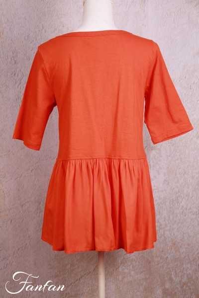 Orientique Top manches courtes 12213 Red glow