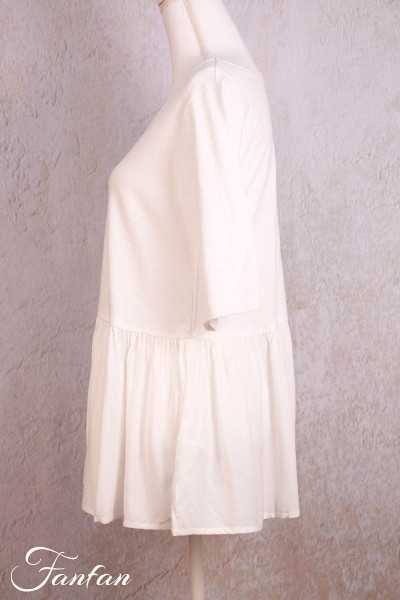 Orientique Top manches courtes 12213  white