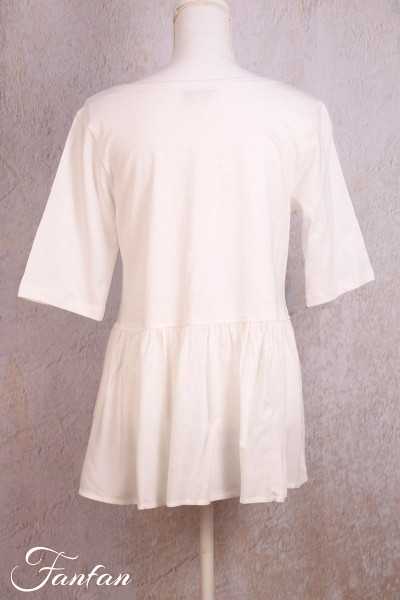 Orientique Top manches courtes 12213  white