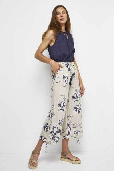 Van-Dos Pantalon 7375135 Blue Flower