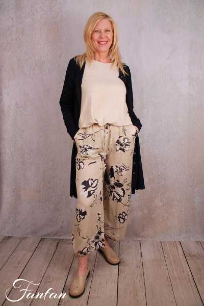 Van-Dos Pantalon 7375925 Blue Flower