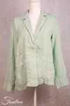 Elemente Clemente Blazer in linen Talito Aquaverde