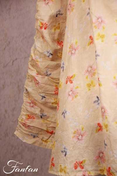 Ewa I Walla Blouse 44821 Voile Yellow Flower