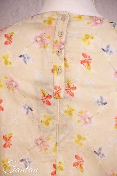 Ewa I Walla Blouse 44821 Voile Yellow Flower