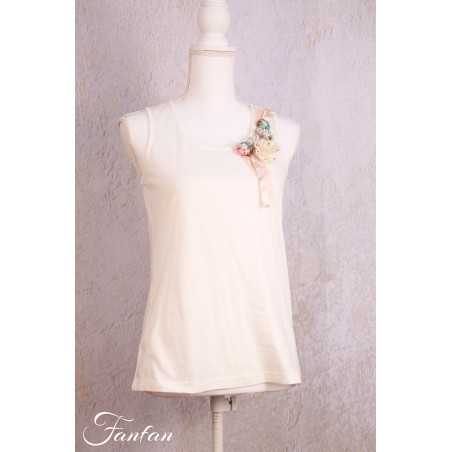 Rhum Raisin Tee-shirt écru Les Unis 10