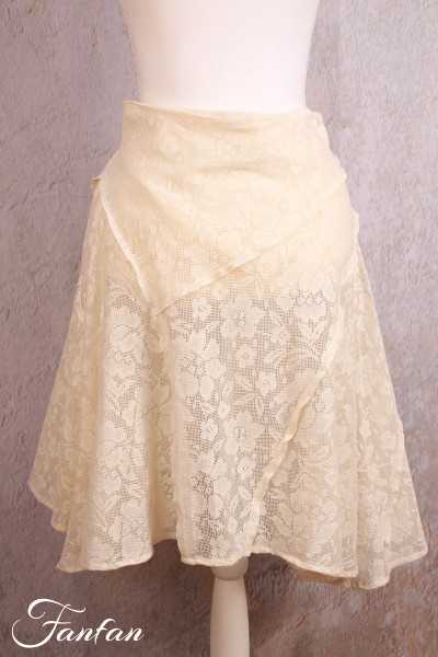 Rhum Raisin Skirt Ecru Les Unis 30
