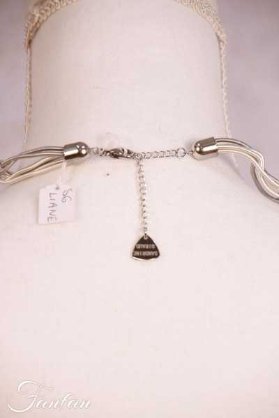 Sandrine Giraud Collier Liane gris