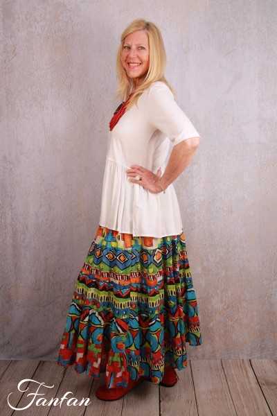 Orientique Top manches courtes 12213  white