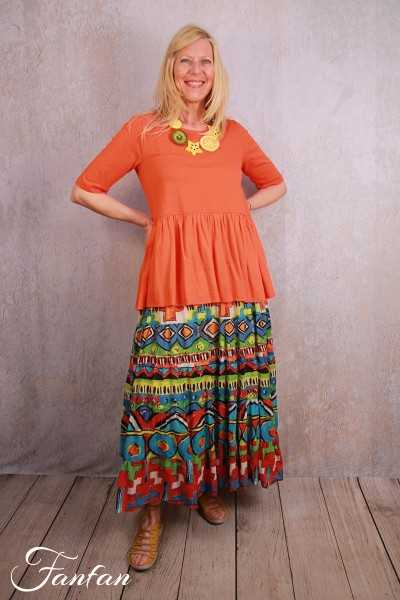 Orientique Top manches courtes 12213 Red glow