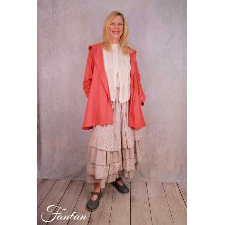 Les Ours Veste Tiago Long Flex Framboise