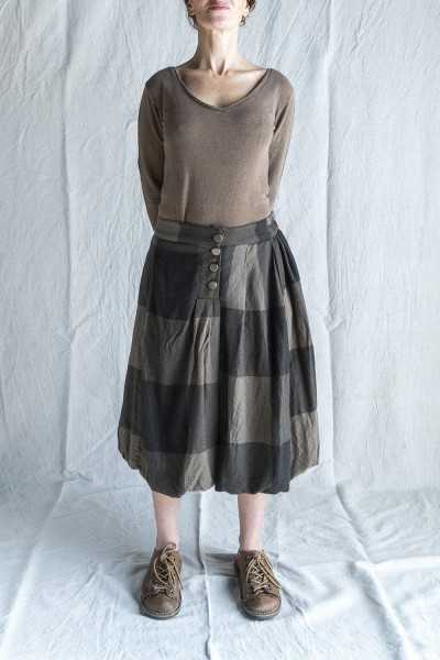 Les Ours Angelo Skirt Bronze Pattern