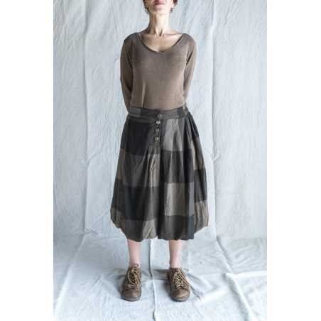 Les Ours Angelo Skirt Bronze Pattern