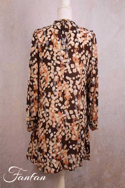 Ivko Kleid mit Pünktchenmuster 222744 Almond