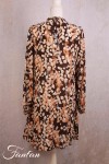 Ivko Robe motif pois 222744 Almond