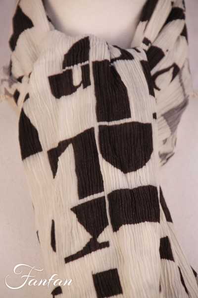 Grizas Foulard soie et viscose 8105-S122P98