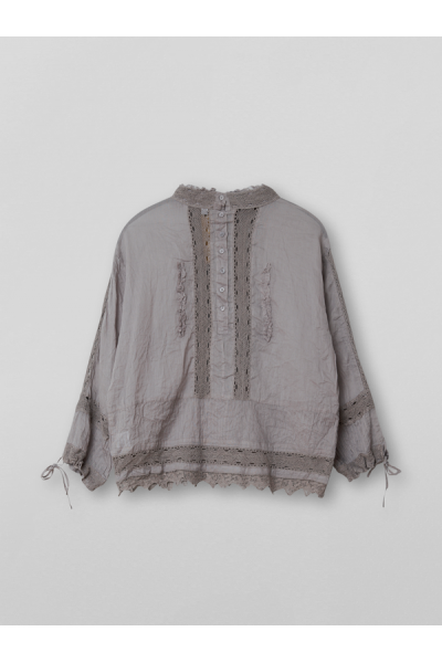 Ewa I Walla Blouse 44867 Organdie Ash