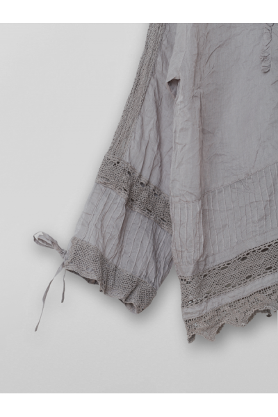 Ewa I Walla Blouse 44867 Organdie Ash