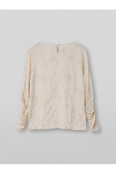 Ewa I Walla Blouse 44872 Embroidered Ivory