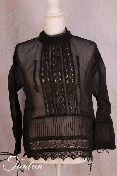 Ewa I Walla Blouse 44867 Organdie Black