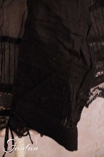 Ewa I Walla Blouse 44867 Organdie Black