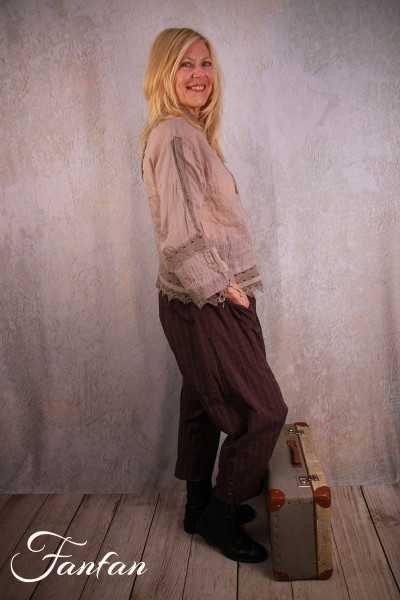 Ewa I Walla Blouse 44867 Organdie Ash