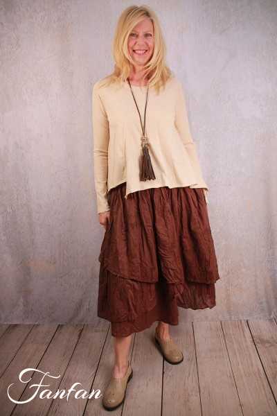 Ewa I Walla Blouse Tea Jersey 44862 Ivory