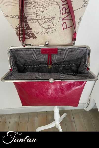 Volker Lang Sac à main Virginia Vintage Red