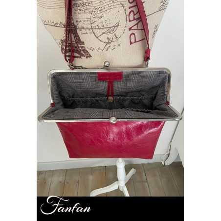 Volker Lang Sac à main Virginia Vintage Red