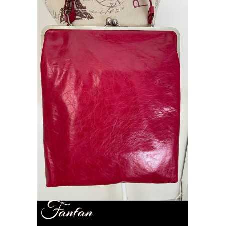 Volker Lang Sac à main Virginia Vintage Red