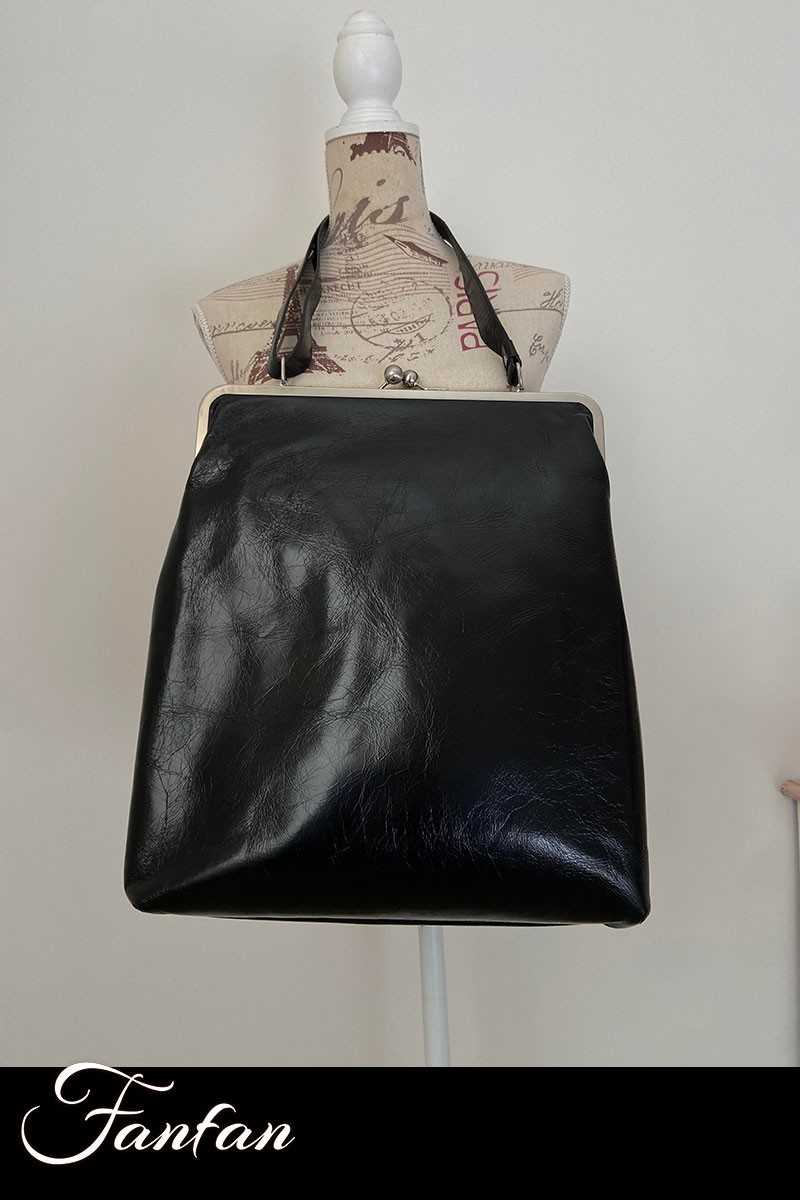 Volker Lang Sac à main Virginia Vintage Black