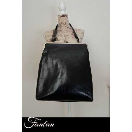 Volker Lang Sac à main Virginia Vintage Black