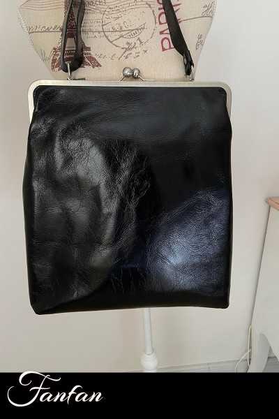 Volker Lang Sac à main Virginia Vintage Black