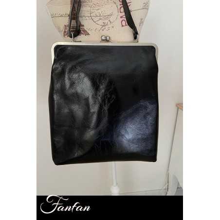 Volker Lang Sac à main Virginia Vintage Black