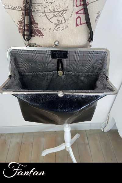 Volker Lang Sac à main Virginia Vintage Black