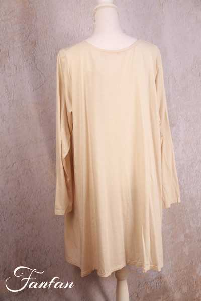 Privatsachen Veste longue en Tencel Komplettig Kreide