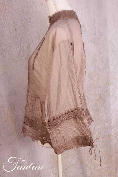 Ewa I Walla Blouse Ann 44867 Organdie Ash
