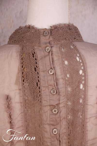 Ewa I Walla Blouse Ann 44867 Organdie Ash