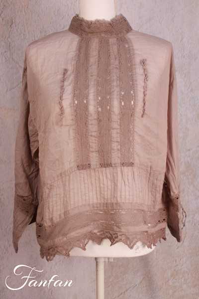Ewa I Walla Blouse Ann 44867 Organdie Ash