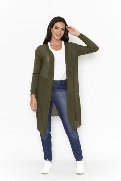 Orientique Naturally Gilet Knit Wrap 12221 dark oak