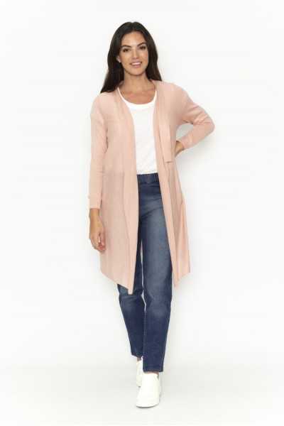 Orientique Naturally Gilet Knit Wrap 12221 Pink Clay