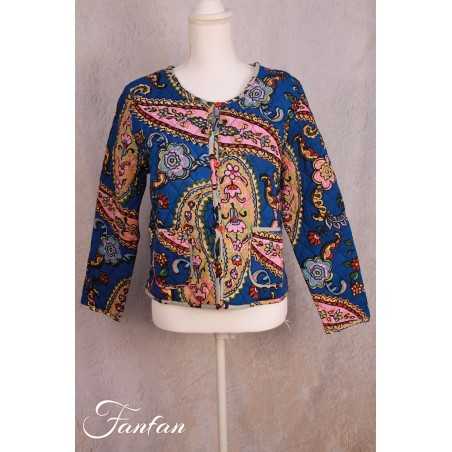 Orientique Naturally Kashmir Reversible Jacket 62568 Print
