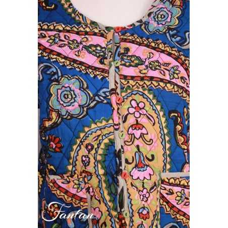Orientique Naturally Kashmir Reversible Jacket 62568 Print