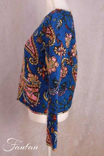 Orientique Naturally Kashmir Reversible Jacket 62568 Print