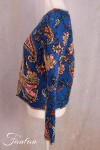 Orientique Naturally Kashmir Reversible Jacket 62568 Print